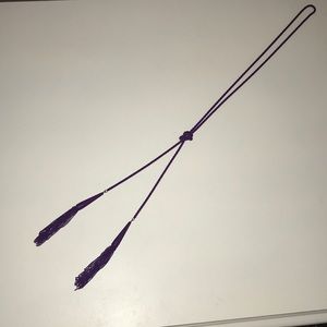 Kendra Scott purple tassel necklace